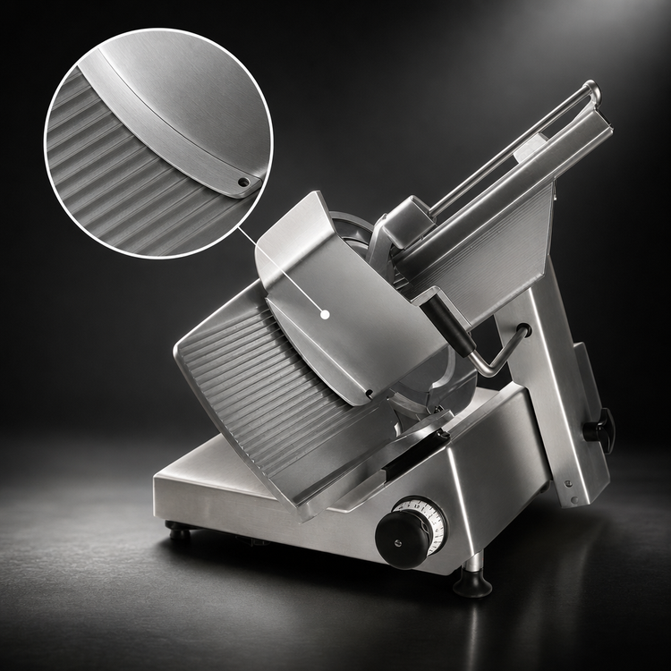 Product image #3 for Bizerba GSP H VALUE-GVRB Manual 13-Inch Gravity Feed Restaurant Slicer with Grooved Vacuum Release Blade
