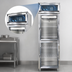 Thumbnail image #3 for Continental Refrigerator D1FSNSSGDHD Designer Line One-Section Shallow Depth Reach-In Freezer with Half-Height Glass Doors