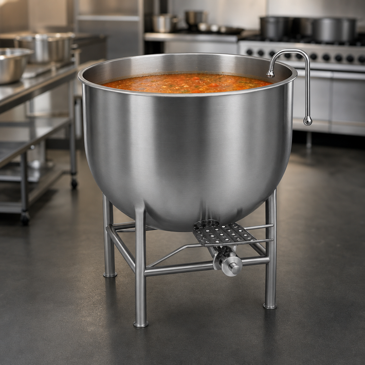 Product image #3 for Legion LT-30 Stationary 30-Gallon Direct Steam Kettle