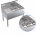 Thumbnail image #3 for Krowne Royal Series Two-Compartment Underbar Sink Unit with Left Drainboard and Faucet, 36 x 24 Inches