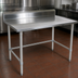 Thumbnail image #3 for John Boos Stallion 60-Inch x 36-Inch Stainless Steel Work Table with 5-Inch Backsplash