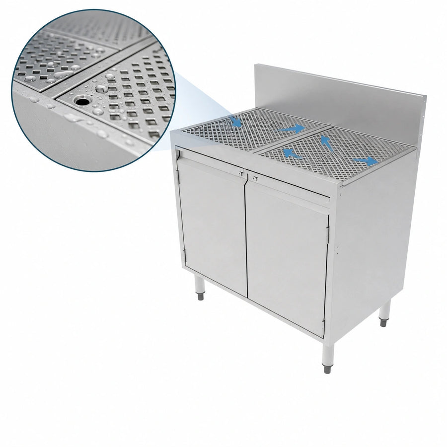 Pitched Drainboard Top
