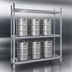 Thumbnail image #3 for Advance Tabco Aluminum Adjustable Keg Rack, 60