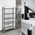 Thumbnail image #3 for Cambro Camshelving Elements XTRA High Density Top Rail Stationary Starter Unit, 18-Inch Deep x 36-Inch Wide x 81-Inch High, 5-Tier Track Shelving