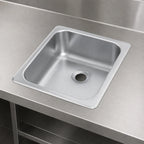 Thumbnail image #3 for Vollrath 212560 Self-Rimming Drop-In Single-Compartment Sink, 22-Gauge 304 Stainless Steel, 11 x 13-1/4 x 6-Inch Bowl Case of 6