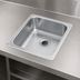 Thumbnail image #3 for Vollrath 212560 Self-Rimming Drop-In Single-Bowl Sink