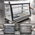 Thumbnail image #3 for Omcan Elite Series Countertop Pass-Thru Heated Display Case, 35-Inch, Full/Self-Service