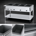 Thumbnail image #3 for Vollrath ServeWell SL 4-Well Stainless Steel Hot Food Table, 60-11/16 Inch Wide, 120V