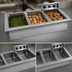 Thumbnail image #3 for Delfield N8745-D Drop-In 3-Pan Wet/Dry Electric Hot Food Well