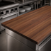 Thumbnail image #3 for Boos Block American Black Walnut Edge Grain Kitchen Countertop, 144 x 42 x 2-1/4 Inches, Flat