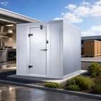 Thumbnail image #3 for AmeriKooler Quick Ship QF081277**FBRF-O-448A Outdoor Walk-In Freezer, 8' x 12' x 7'7", Aluminum Floor, R-448A Remote Refrigeration