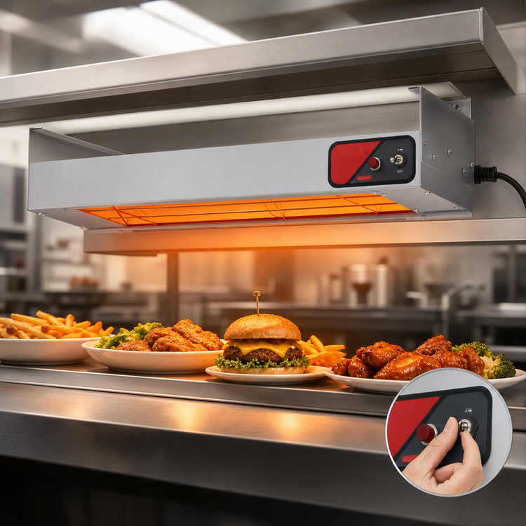 Product image #3 for Nemco 36-Inch Single Infrared Strip Heater / Bar Heater with Cord & Plug