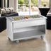 Thumbnail image #3 for Randell IC-3S Mobile Iced Cold Food Table, 3-Pan Size