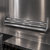 Thumbnail image #3 for Glastender 47-Inch Double Stainless Steel Speed Rail with Open Step-and-Rail Design