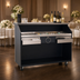 Thumbnail image #3 for Deluxe Standard Portable Bar with Ice Bin, Speed Rails, and Casters