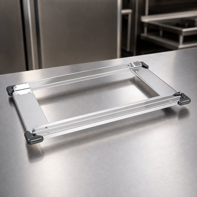 Product image #3 for Quantum Chrome Plated Dolly Frame, 36 Inch x 24 Inch, Without Casters