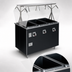 Thumbnail image #3 for Vollrath 2-Series Affordable Portable 60-Inch Wide Deluxe 4-Well Mobile Hot Food Station with Enclosed Base and Breath Guard