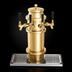 Thumbnail image #3 for Glastender Roman 4-Faucet Draft Dispensing Tower, Polished Brass, Air Cooled