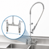 Thumbnail image #3 for T&S Brass EasyInstall Deck-Mount Pre-Rinse Unit with 6-Inch Add-On Faucet, Spring Gooseneck, and 8-Inch Adjustable Centers