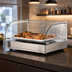 Thumbnail image #3 for Countertop Full-Service Hot Food Display Warmer with Curved Glass, 25 L