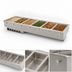 Thumbnail image #3 for Vollrath 6-Well Drop-In Electric Hot Food Well Unit with Manifold Drain, Wet Operation, Individual Thermostatic Controls, Marine-Grade Stainless Steel