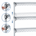 Thumbnail image #3 for Metro Super Adjustable Super Erecta Super Wide Chrome Plated Wire Shelf, 60-Inch x 30-Inch