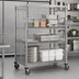 Thumbnail image #3 for Metro Super Erecta Mobile Chrome Plated Wire Security Cage, 52-3/4 x 27-1/4 x 68-1/2 Inches