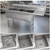 Thumbnail image #3 for Advance Tabco Special Value Series 3-Compartment Fabricated Sink with 18-Inch Right Drainboard, 68-1/2-Inch, 16-Gauge 304 Stainless Steel