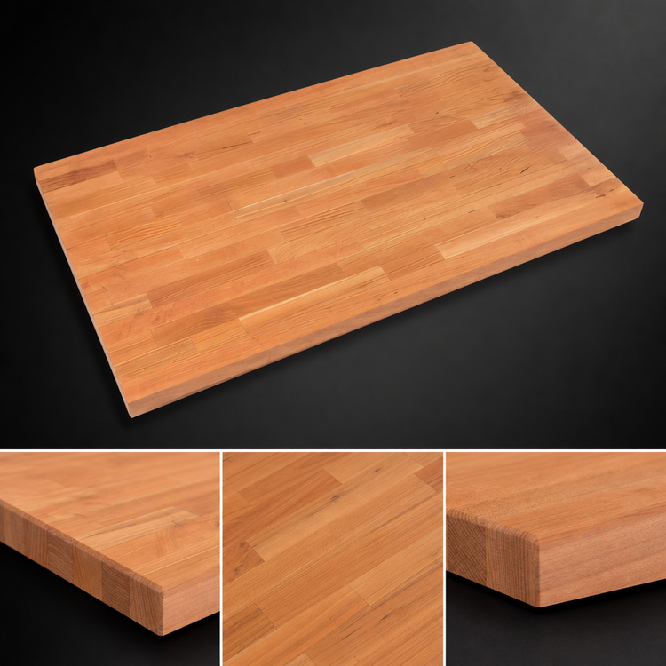 Product image #3 for Boos Block American Cherry Wood Kitchen Countertop, 12 x 25 x 1-1/2 Inch, Varnique Finish
