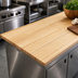 Thumbnail image #3 for John Boos Boos Block Northern Hard Rock Maple Edge Grain Kitchen Countertop, 96 x 48 x 1-3/4 Inch, Varnique Finish