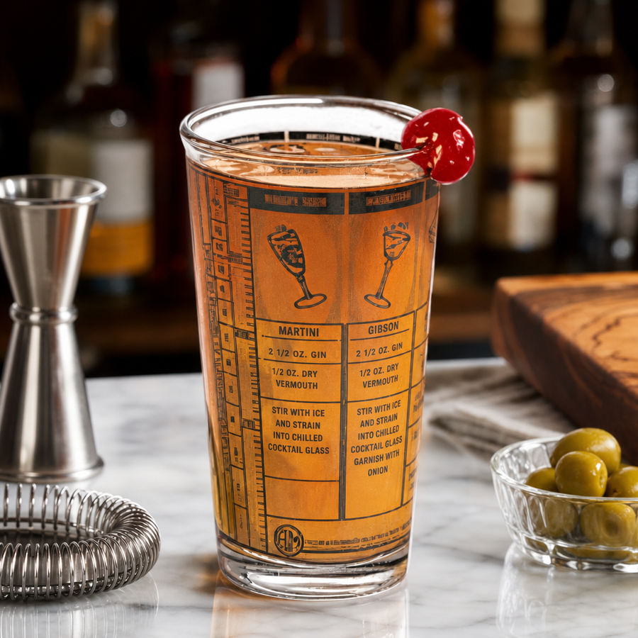 Inscribed Cocktail Recipes