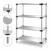 Thumbnail image #3 for Quantum 4-Shelf Solid Shelving Starter Kit, 54