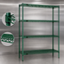Thumbnail image #3 for Redipak 4-Tier Wire Shelving Unit with QuadTruss Shelves, 60