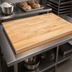 Thumbnail image #3 for John Boos 72 x 36 Inch Laminated Northern Hard Rock Maple Bakers' Table Top, Edge Grain Flat Top, 1-3/4 Inch Thick