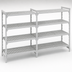 Thumbnail image #4 for Cambro Camshelving Premium 4-Shelf Vented Add-On Shelving Unit, 21