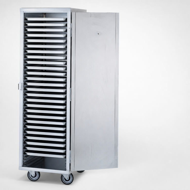 Product image #3 for Dinex DXP933 Standard Aluminum Transport Cabinet, 33 Full-Size Sheet Pan Capacity
