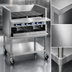Thumbnail image #3 for Imperial IABAT-60 60-Inch Stainless Steel Equipment Stand with Open Base and Undershelf