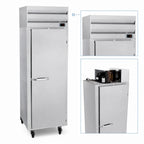 Thumbnail image #4 for Howard-McCray SF Series SF22-FF 22 Cu. Ft. Single-Section Reach-In Freezer, Stainless Steel, Solid Hinged Door, Top-Mount Self-Contained