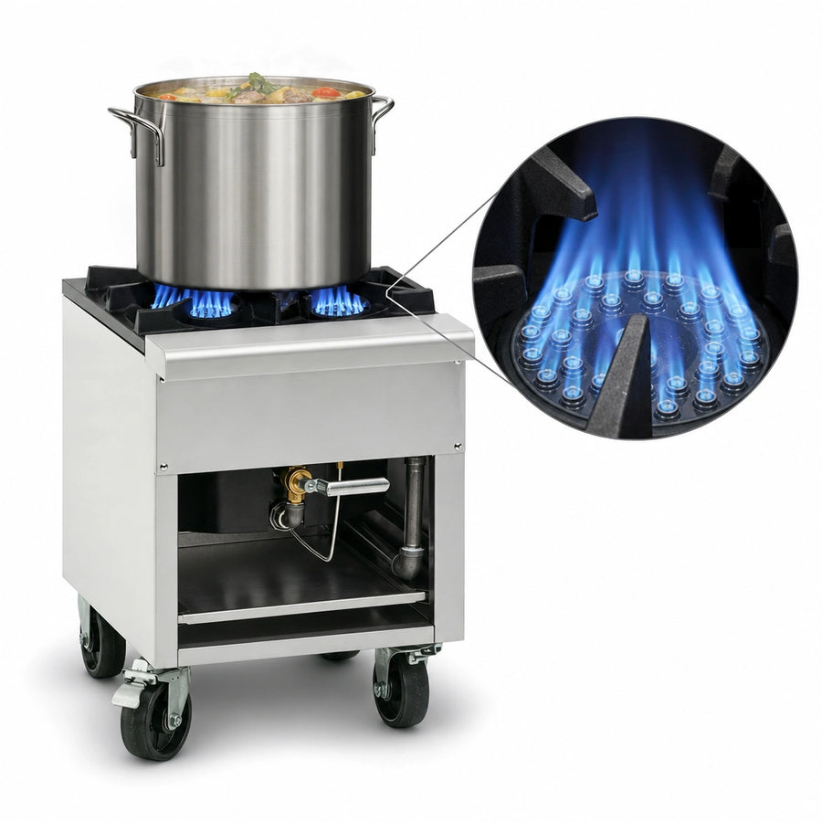 Anti-Clogging Jet Burners