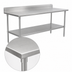 Thumbnail image #3 for John Boos Stallion 108-Inch Wide x 24-Inch Deep Stainless Steel Work Table with 5-Inch Backsplash and Adjustable Undershelf