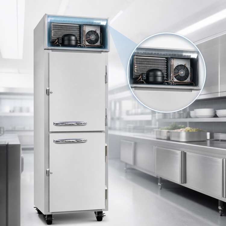 Product image #3 for Continental Refrigerator 1FSNSAHD One-Section Shallow Depth Half-Door Reach-In Freezer