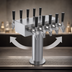 Thumbnail image #3 for Krowne Double-Sided T-Head 10-Faucet Glycol-Cooled Draft Beer Tower, 15-Inch Overall Length