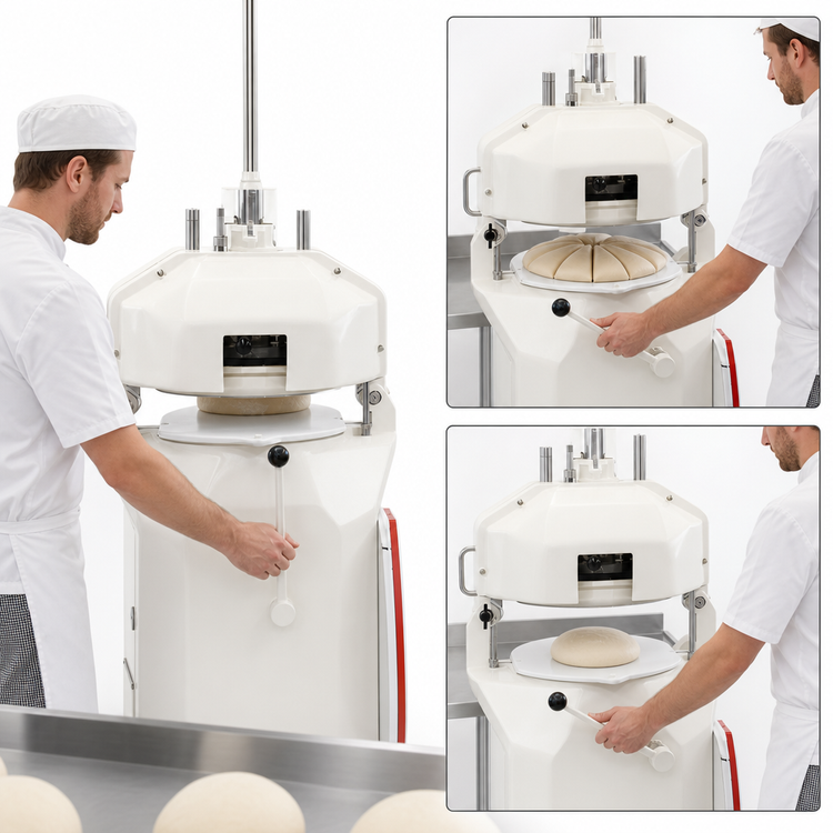 Product image #3 for Erika Record SEMI RH 36-Part Semi-Automatic Dough Divider/Rounder