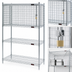 Thumbnail image #3 for Eagle Group Stainless Steel Security Enclosure Kit with Flip-Up Door, 21 x 48 Inches