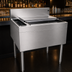 Thumbnail image #3 for Glastender 30-Inch x 24-Inch Underbar Combo Ice Bin/Cocktail Unit with Left 4-Bottle Well and 10-Circuit Cold Plate