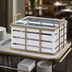 Thumbnail image #3 for Empire Rectangular Ice Housing with Clear Polycarbonate Pan and Gold Wire Frame