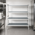 Thumbnail image #3 for Fermostock 4-Tier Stationary Starter Polymer Shelving Unit, 42