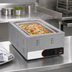 Thumbnail image #3 for Nemco 6055A Countertop Wet Food Warmer for Full-Size Pans, Stainless Steel, 120V