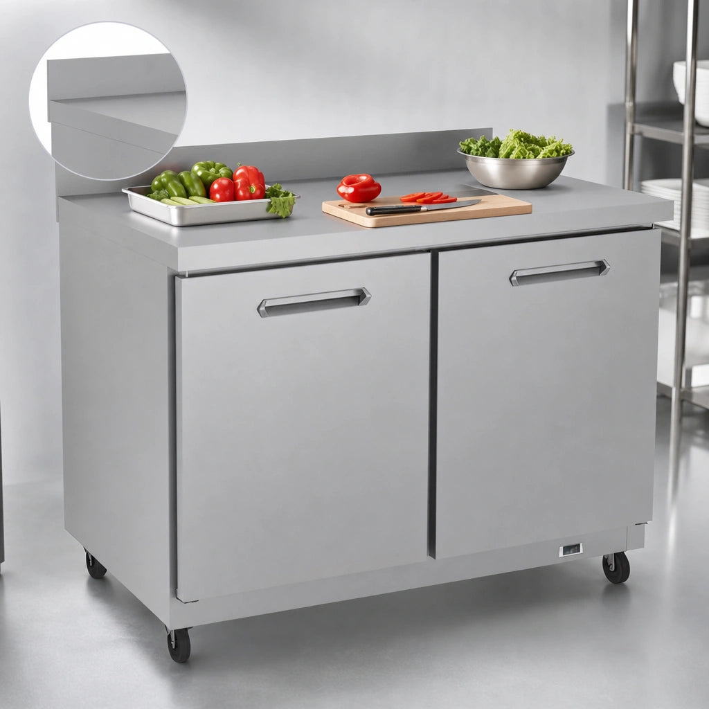 Integrated Worktop with Backsplash