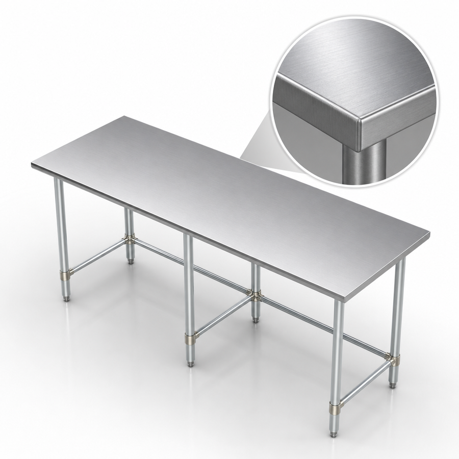 18/400 Stainless Steel Reinforced Top